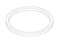 Bowl Gasket - 3 per package (2.23" OD x .13" Square)