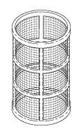 Screen (20 Mesh) - Fits: Solids Collector (1") and (1-1/4")