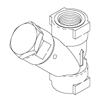Strainer (Water - 1/4") - Plastic