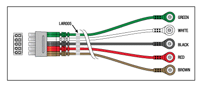 5 Leadwire Set w/ Combiner - 30&quot; Multi-Link/Snap