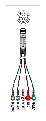 Telemetry Cable - 5 Lead Snap - 7-Socket