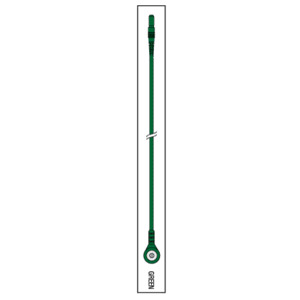 Leadwire Green 24&quot; Din/Snap