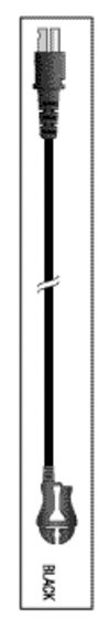 Leadwire Black 40" Dual/Pinch