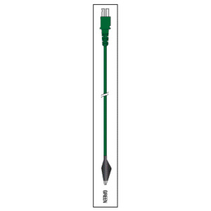 Leadwire Green 30" Dual/Alligator