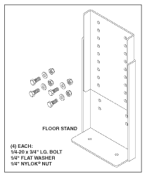 Adjustable Floor Stand