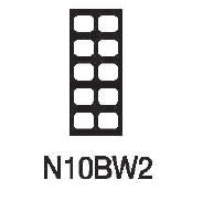 TPC Notched Mounts Model N10BW2