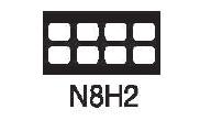 TPC Notched Mounts Model N8H2