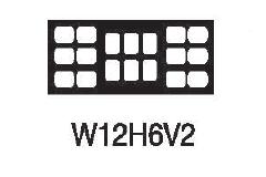 TPC Open Window Mounts Model W12H6V2