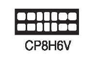 TPC Clear Pocket Mounts Model CP8H6V