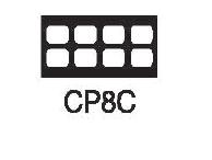 TPC Clear Pocket Mounts Model CP8C
