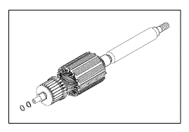 Armature Assembly Includes Armature Washer Kit
