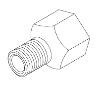 Adaptor (1/8" MPT x 1/4" FPT) - 2 per package