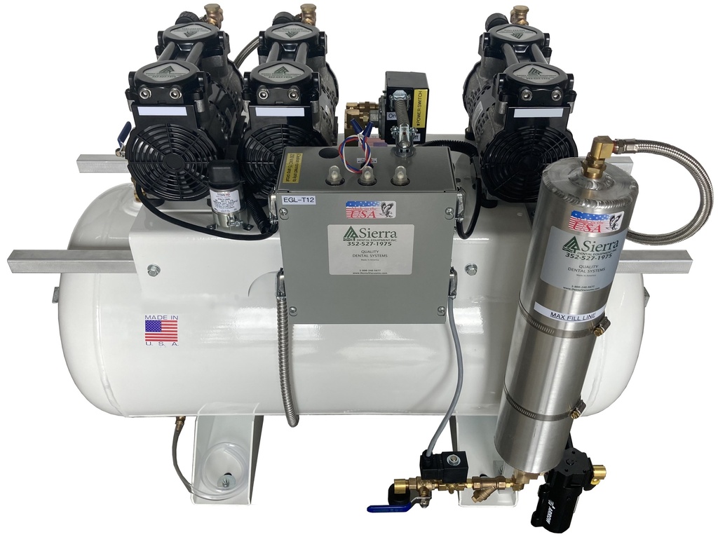 Sierra EAGLE-T12 Quiet Dental Air Compressor