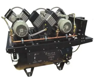 Tech West 4.5HP Triple Head Elite Series Oilless Air Compressor