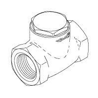 Check Valve (1" - Fits: Manifold Assembly)