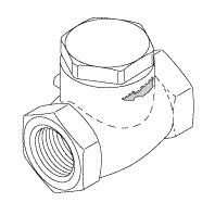 Check Valve (1/2" - Fits: Manifold Assembly)