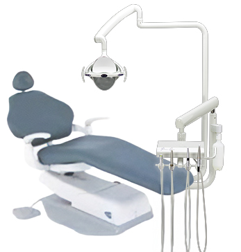 Pelton & Crane Spirit 1500 Chair Radius Delivery Unit, Radius Light & Rear Swing Vac Group
