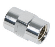 Belmed Coupler Fitting - Female 1/4NPT X Female