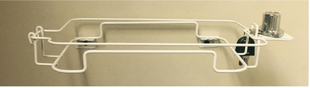 Medegen Sharps-Tainers™ Locking Mounting Brackets, Chrome Plated, for 8706, 8706T, 8761, 8