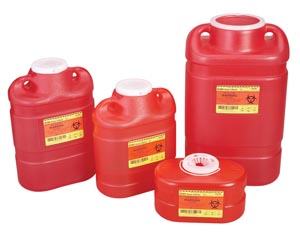 BD Sharps Collector, 5 Gallon, Tethered Cap