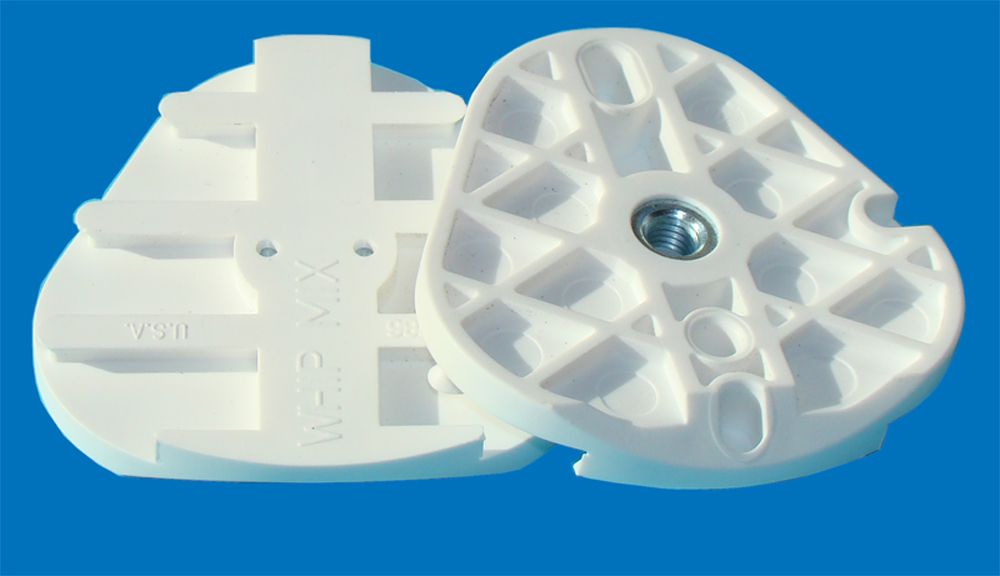 Whip Mix - Plastic Mounting Plates, Box of 100