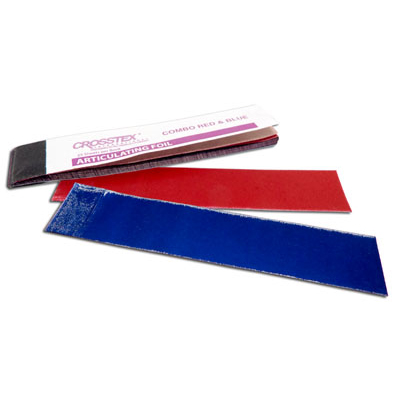 Crosstex Articulating Paper - Foil, Blue 1 side