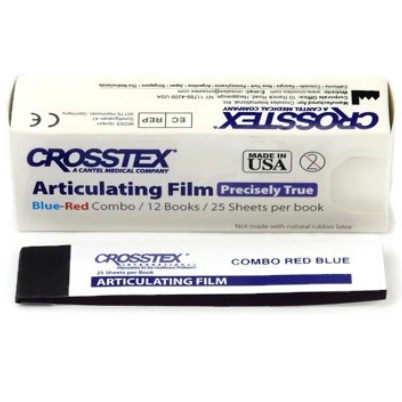 Crosstex Articulating Paper - Film Black/Red Combo Precisely True