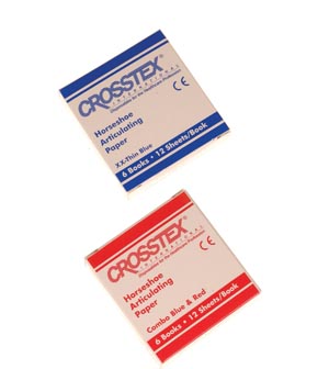 Crosstex Articulating Paper - Red/ Blue Combo
