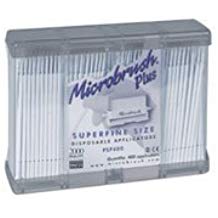 Microbrush Plus Dispenser Refill, Superfine Size, White