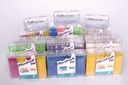 [PR400-KIT] Microbrush Plus Dispenser Kit, Regular Size, Assorted (Blue/ Green/ Peach/ Purple)