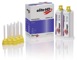 Zhermack Wash Material, Reg Body, Regular Set, Includes: 2-50ml Crtdg & 12 Yellow Mixing Tips