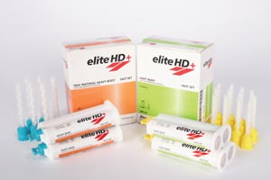 Zhermack Heavy Body, Fast Set, (2) 50mL Cartridges, (6) Green Mixing Tips