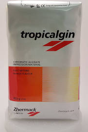Zhermack Tropicalgin Color Changing, Alginate Refill, Red, Orange, Yellow, 453g (1 lb) bag
