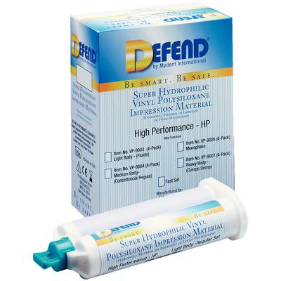 Mydent Vinyl Polysiloxane Impr Material, Monophase Body Fast Set 4x50 mL crtg/bx, 10 bx/cs