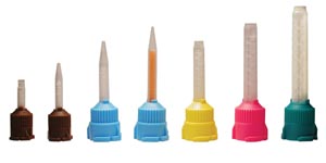 Mydent T-Mix Mixing Tips, Yellow, 48/bg