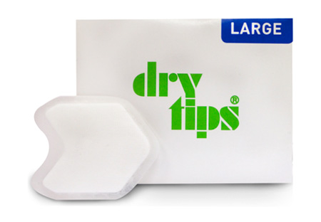 Microbrush Dry Tips® Saliva Absorbent Tips, Large, White, 50/bx