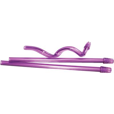Medicom Safebasics™Saliva Ejector, Clear Red with Red Tip, Strawberry Scented