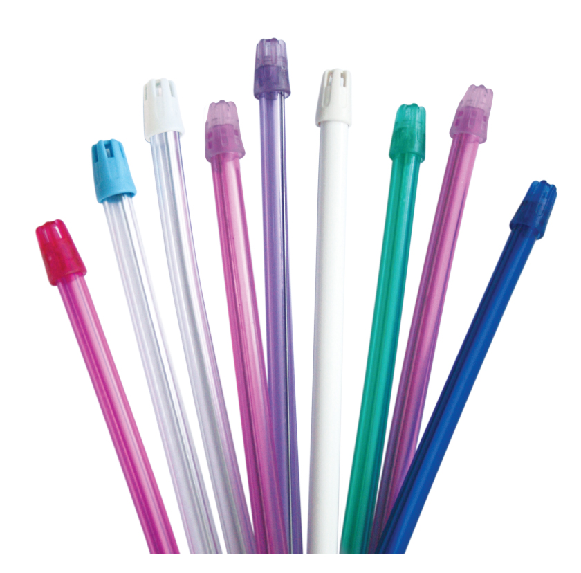 Medicom Safebasics™ Saliva Ejector, Translucent Blue with Blue Tip, 105/bg, 10 bg/cs