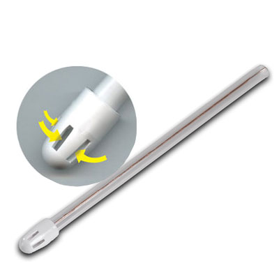 Crosstex Saliva Ejector - Comfort Plus Saliva Ejector, Clear/ White, 100/bg, 10 bg/cs
