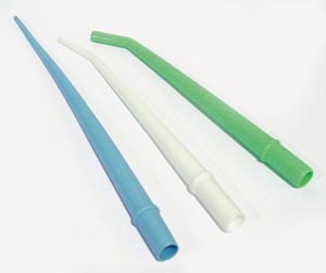 Crosstex Surgical Aspirator Tips, Green, Large Tip, 25/bg, 25 bg/cs