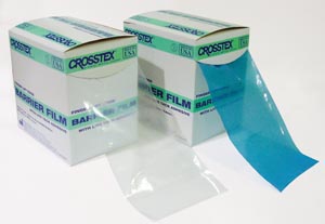 Crosstex Barrier Film, Clear, 4" x 6", 1200 sheets/rl, 8 rl/cs