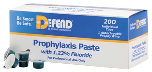 Mydent Defend Prophy Paste, Medium-Mint, 200 cups/bx