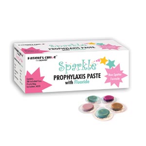 Crosstex Sparkle™ Prophy Paste, Medium, Orange Vanilla, Individual Cups, 200/bx