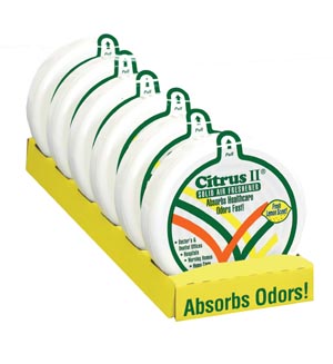 Beaumont Citrus II Solid Air Freshener, 8 oz, Lemon Scent
