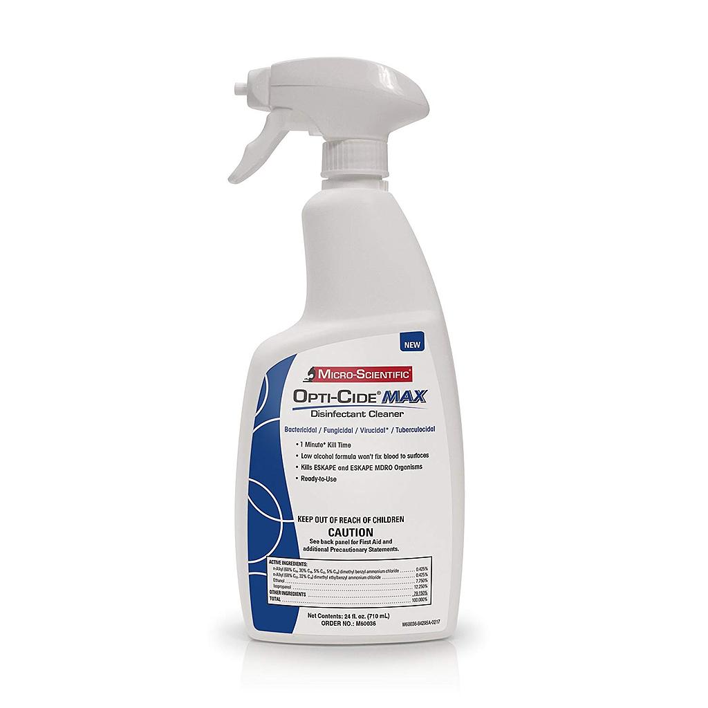 Micro-Scientific Opti-Cide® Max Disinfectant Cleaner Spray, 24 oz