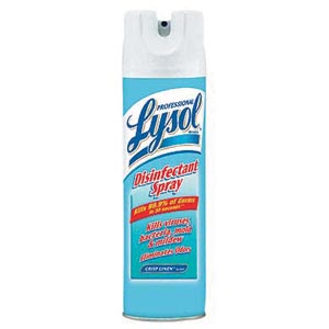 Bunzl/Reckitt Lysol® Professional Disinfectant Spray, 19 oz, Crisp Linen