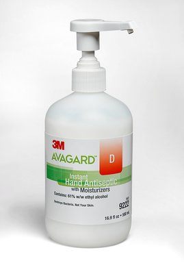 3M™ Avagard™ D Instant Hand Antiseptic, Pump Bottle, 500mL