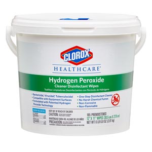 Healthlink-Clorox Clorox Healthcare® Wipes, Hydrogen Peroxide Disinfectant Cleaner, 12 x 11