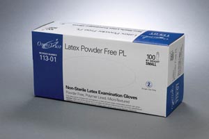 Omni International Omnitrust™ Latex Powder Free Pl Examination Glove, Large