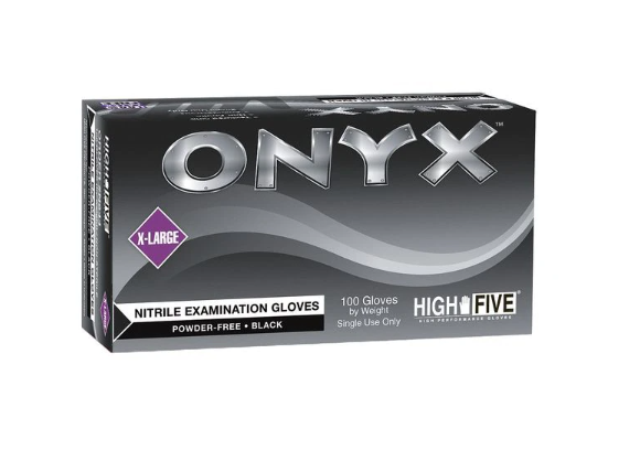 Microflex Onyx Nitrile Power Free Exam Gloves, Large